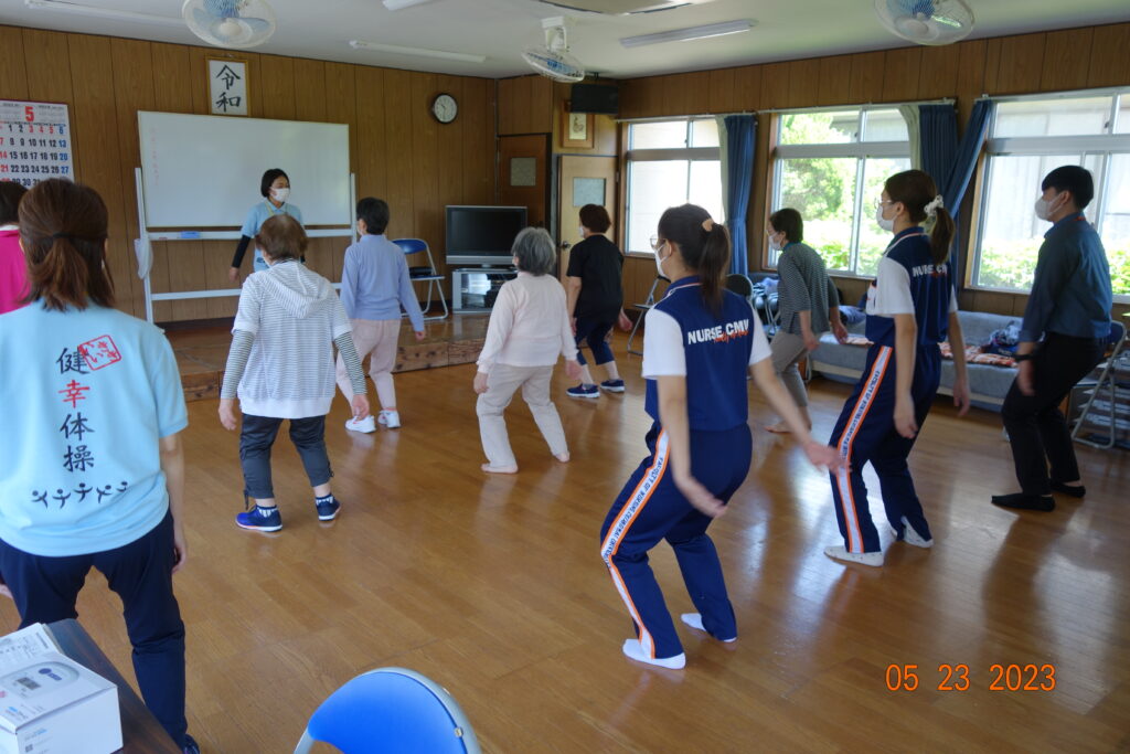 地域での活動写真　いきいき健幸体操